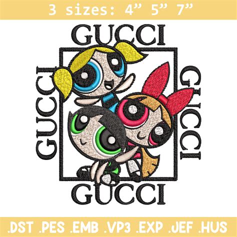 powerpuff girls gucci|GUCCI x Powerpuff Girls Art Print 17 x 11 Signed by Christine.